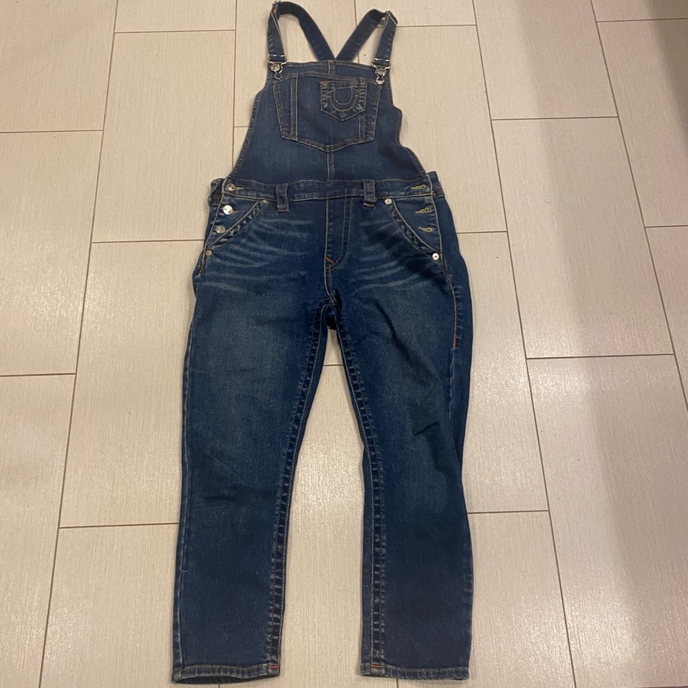 True Religion overalls, size L